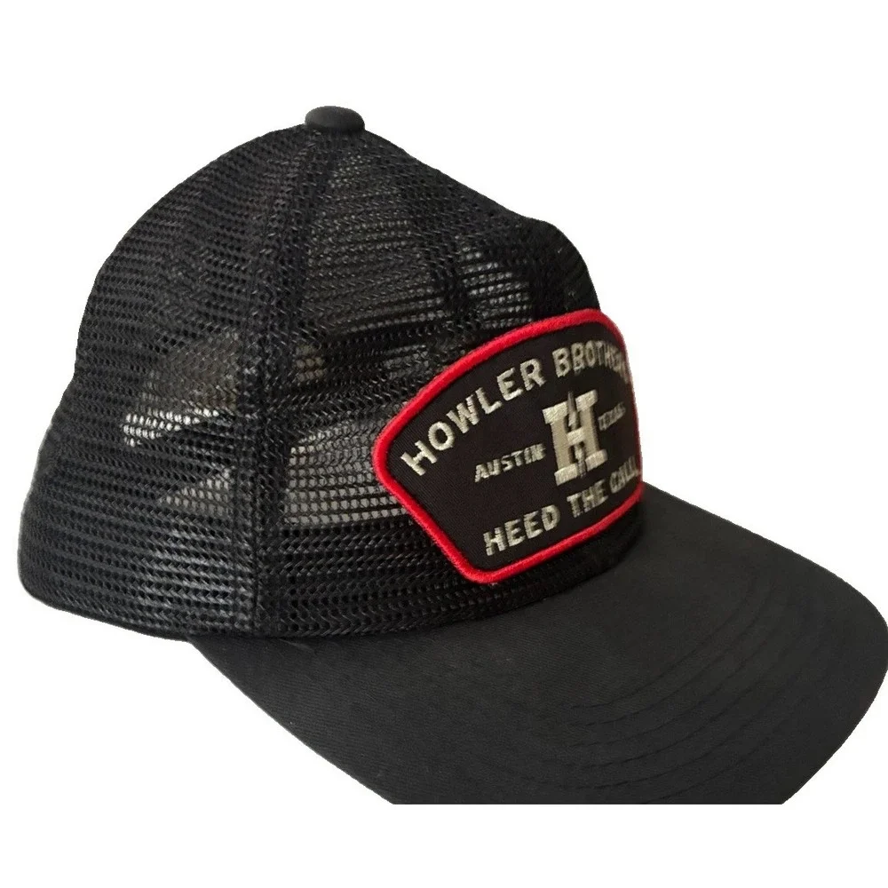 Howler Brothers Men's Adjustable SnapBack Black Feedstore Trucker Hat